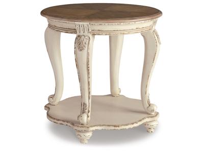 Signature Design by Ashley Realyn Coffee Table and 2 End Tables - T743T1