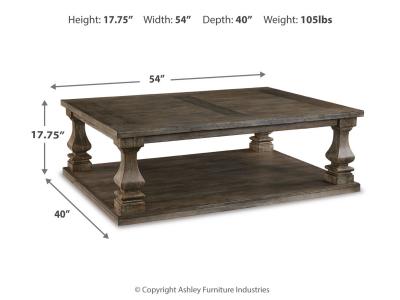 Signature Design by Ashley Johnelle Coffee Table and 2 End Tables - T776T1
