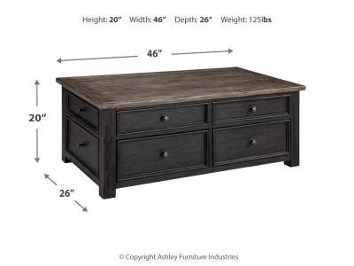 Signature Design by Ashley Tyler Creek Coffee Table and 2 End Tables - T736T2