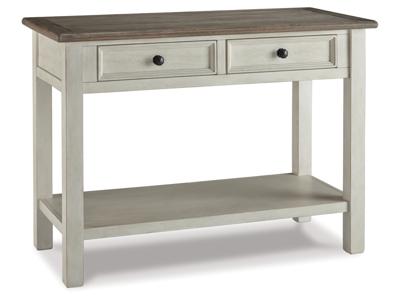 Signature Design by Ashley Bolanburg Coffee Table and 2 Chairside End Tables with Console - T637T4