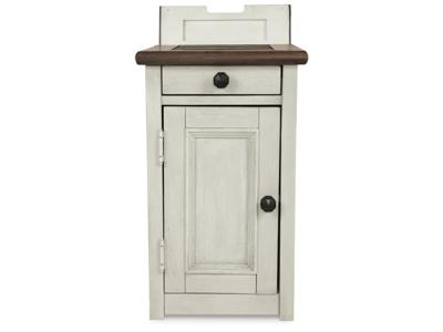 Signature Design by Ashley Bolanburg Coffee Table and 2 Chairside End Tables with Console - T637T4