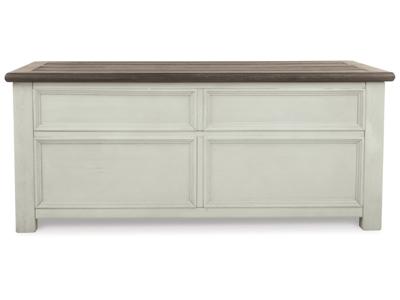 Signature Design by Ashley Bolanburg Coffee Table and 2 Chairside End Tables with Console - T637T4