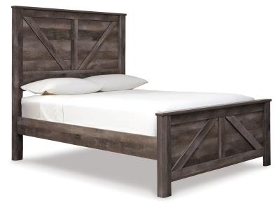 Signature Design by Ashley Wynnlow Queen Crossbuck Panel Bed, Dresser, Mirror, and Nightstand - B440B24