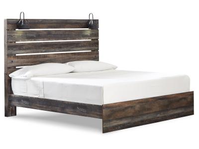 Signature Design by Ashley Drystan King Panel Bed, Dresser, Mirror, and Nightstand - B211B59