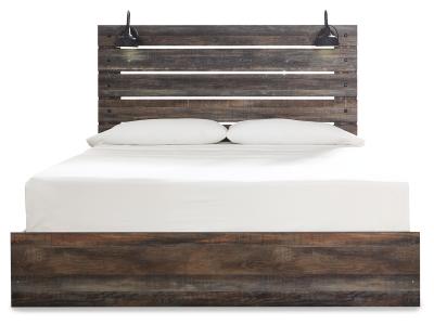 Signature Design by Ashley Drystan King Panel Bed, Dresser, Mirror, and Nightstand - B211B59