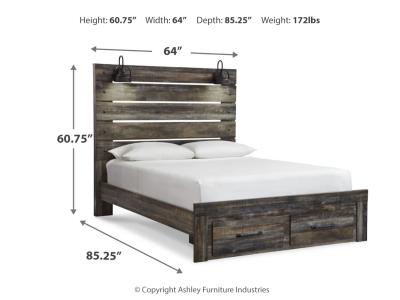 Signature Design by Ashley Drystan Queen Panel Storage Bed, Dresser and Mirror - B211B63