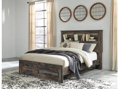 Signature Design by Ashley Drystan Queen Panel Storage Bed, Dresser and Mirror - B211B63