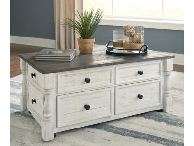 Signature Design by Ashley Havalance Lift Top Coffee Table and 2 End Tables - T994T1