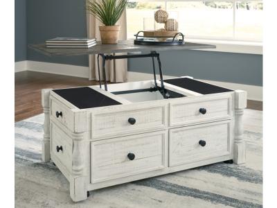 Signature Design by Ashley Havalance Lift Top Coffee Table and 2 End Tables - T994T1
