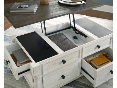 Signature Design by Ashley Havalance Lift Top Coffee Table and 2 End Tables - T994T1