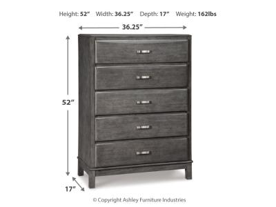 Signature Design by Ashley Caitbrook California King Storage Bed, Dresser, Mirror and Chest - B476B11