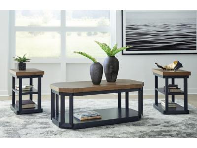Signature Design by Ashley Landocken Table (Set of 3) - T402-13