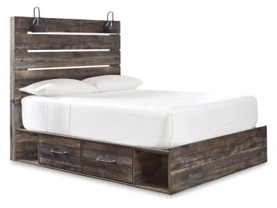 Signature Design by Ashley Drystan Queen Panel Bed with Storage, Chest and Nightstand - B211B64