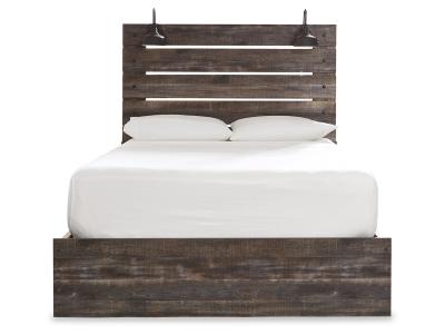 Signature Design by Ashley Drystan Queen Panel Bed with Storage, Chest and Nightstand - B211B64
