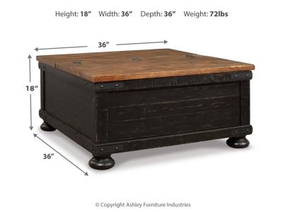 Signature Design by Ashley Valebeck Coffee Table and 2 End Tables - T468T2