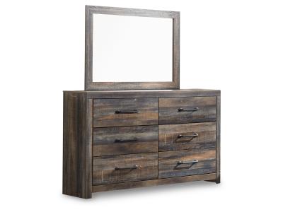 Signature Design by Ashley Drystan King Panel Bed with Storage, Dresser, Mirror, Chest and 2 Nightstands - B211B66