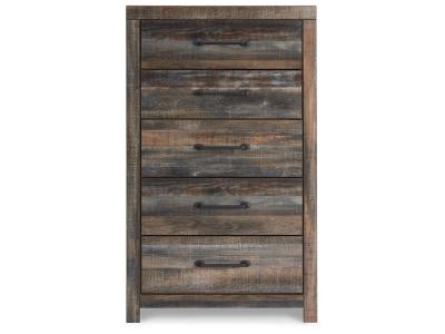 Signature Design by Ashley Drystan Queen Bookcase Storage Bed, Chest and 2 Nightstands - B211B69