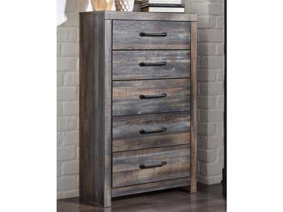 Signature Design by Ashley Drystan Queen Bookcase Storage Bed, Chest and 2 Nightstands - B211B69