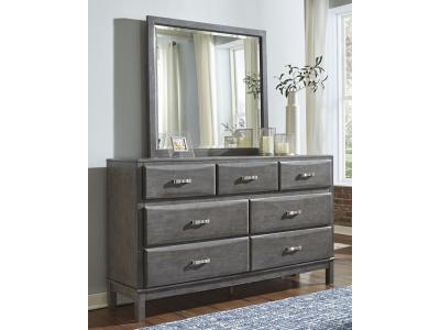 Signature Design by Ashley Caitbrook King Storage Bed, Dresser, Mirror and Nightstand - B476B16