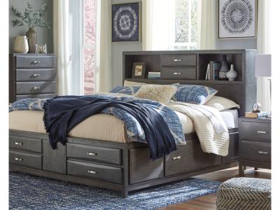Signature Design by Ashley Caitbrook King Storage Bed, Chest and 2 Nightstands - B476B20