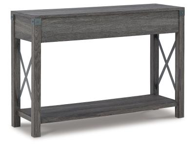 Signature Design by Ashley Freedan Lift-top Coffee Table, 2 End Tables and Console - T175T2