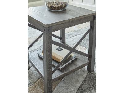Signature Design by Ashley Freedan Lift-top Coffee Table, 2 End Tables and Console - T175T2