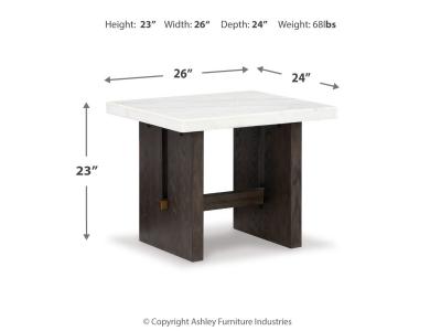 Signature Design by Ashley Burkhaus Coffee Table and 2 Ends - T779T1