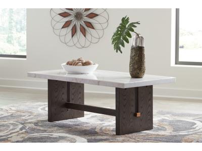 Signature Design by Ashley Burkhaus Coffee Table and 2 Ends - T779T1