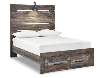 Signature Design by Ashley Drystan Full Panel Storage Bed, Dresser, Mirror and Nightstand - B211B72