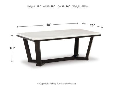 Signature Design by Ashley Fostead Coffee Table and 2 Ends - T770T1