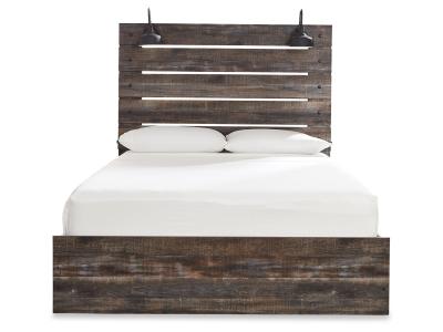 Signature Design by Ashley Drystan Queen Panel Bed, Dresser, Mirror, Chest and Nightstand - B211B74