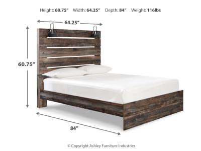 Signature Design by Ashley Drystan Queen Panel Bed, Dresser, Mirror, Chest and Nightstand - B211B74