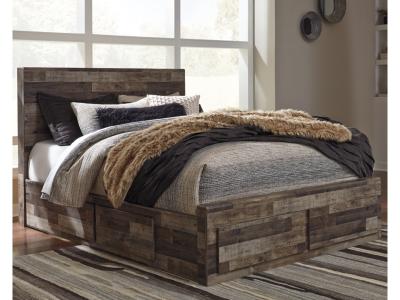 Signature Design by Ashley Derekson Queen Panel Storage Bed, Dresser and 2 Nightstand - B200B58