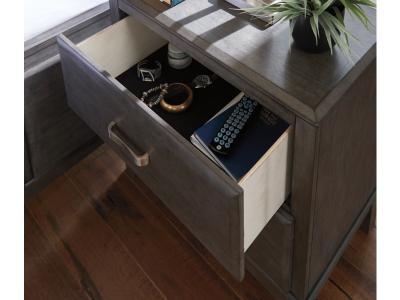 Signature Design by Ashley Caitbrook King Storage Bed, Dresser, Mirror, Chest and 2 Nightstands - B476B24