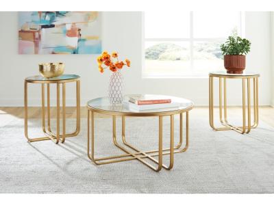Signature Design by Ashley Milloton Table (Set of 3) - T398-13