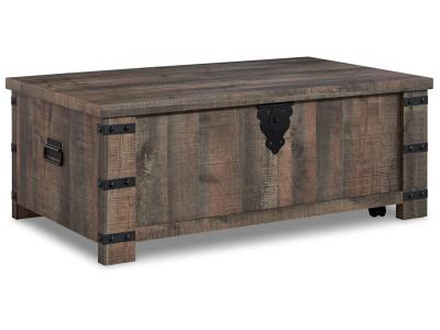 Signature Design by Ashley Hollum Lift-top Coffee Table and 2 End Tables - T466T1