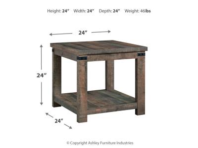 Signature Design by Ashley Hollum Lift-top Coffee Table and 2 End Tables - T466T1