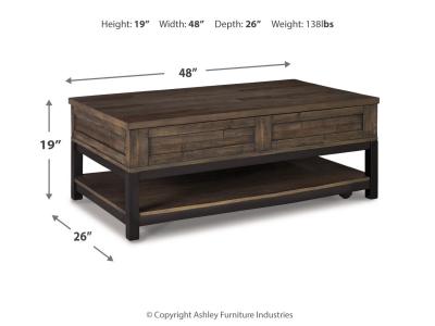Signature Design by Ashley Johurst Lift-top Coffee Table and 2 End Tables - T444T1
