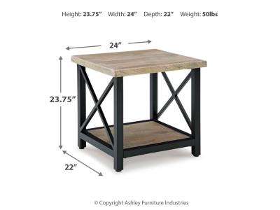 Signature Design by Ashley Bristenfort Coffee Table and 2 End Tables - T685T1