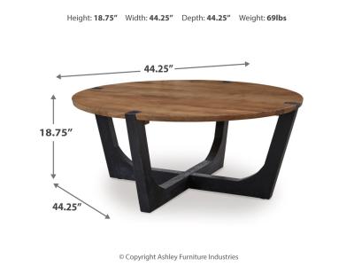 Signature Design by Ashley Hanneforth Coffee Table and 2 End Tables - T726T1