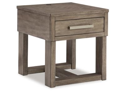 Signature Design by Ashley Loyaska Lift-top Coffee Table and 2 End Tables - T854T1