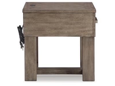 Signature Design by Ashley Loyaska Lift-top Coffee Table and 2 End Tables - T854T1