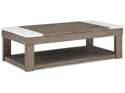 Signature Design by Ashley Loyaska Lift-top Coffee Table and 2 End Tables - T854T1