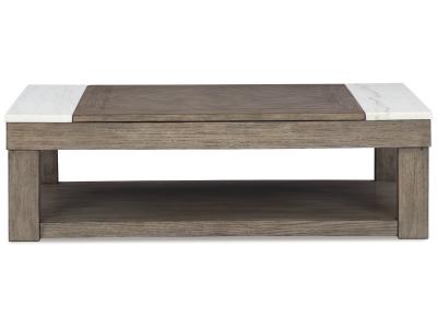 Signature Design by Ashley Loyaska Lift-top Coffee Table and 2 End Tables - T854T1
