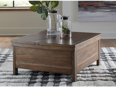 Signature Design by Ashley Moriville Lift-top Coffee Table and 2 End Tables - T731T1