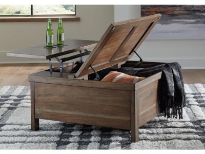 Signature Design by Ashley Moriville Lift-top Coffee Table and 2 End Tables - T731T1