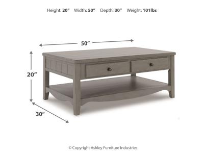 Signature Design by Ashley Charina Coffee Table and 2 End Tables - T784T1