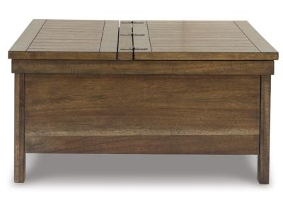 Signature Design by Ashley Moriville Lift-top Coffee Table and 2 Chairside End Tables - T731T2
