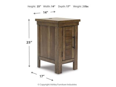 Signature Design by Ashley Moriville Lift-top Coffee Table and 2 Chairside End Tables - T731T2