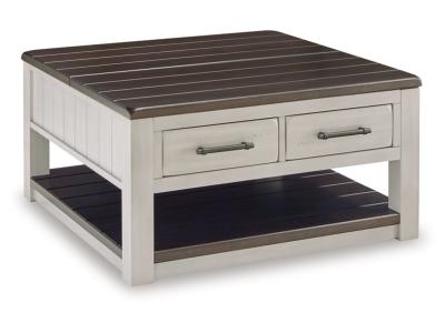 Signature Design by Ashley Darborn Lift-top Coffee Table and 2 Chairside End Tables - T796T1